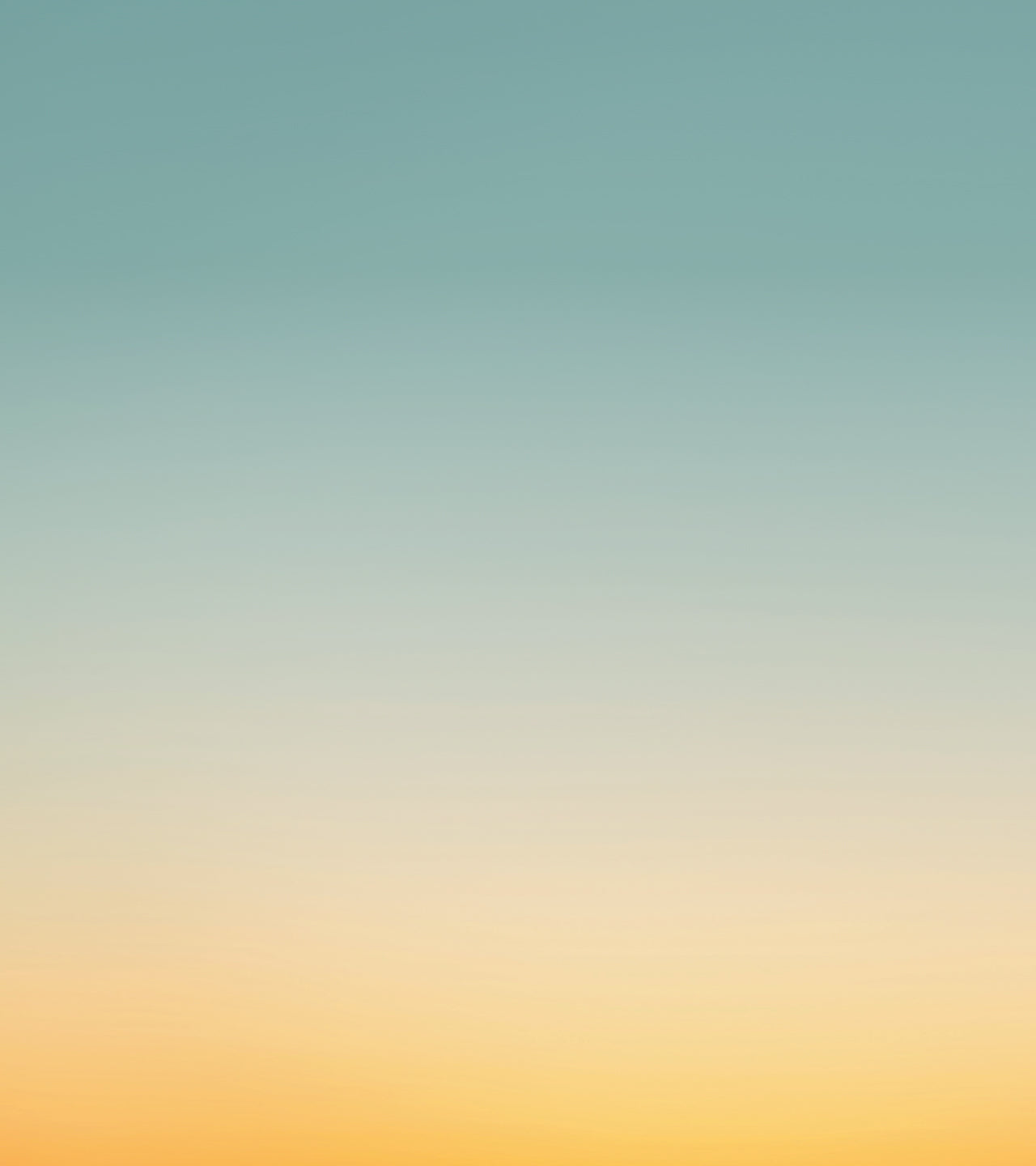 Gradient background transitioning from light blue at the top to orange at the bottom