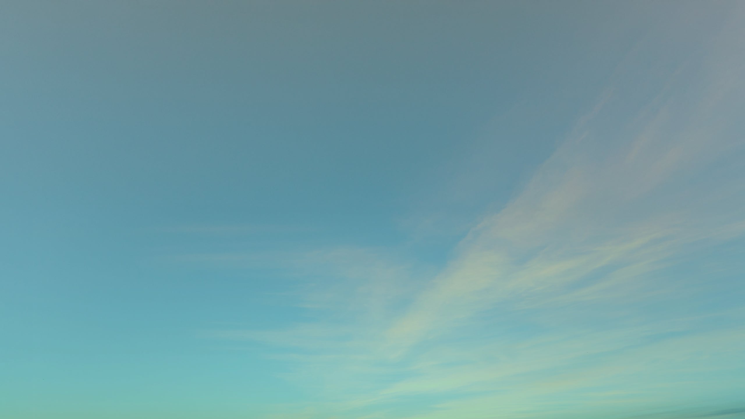 Gradient sky with blue and green colors