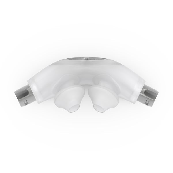 Top view of the ResMed AirFit P30i nasal pillow cushion