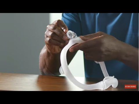 Video on how to size and assemble the Philips Respironics DreamWear Silicone Pillows CPAP mask
