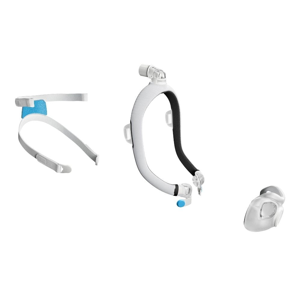 Individual mask components of the Resmed AirTouch F30i full face mask