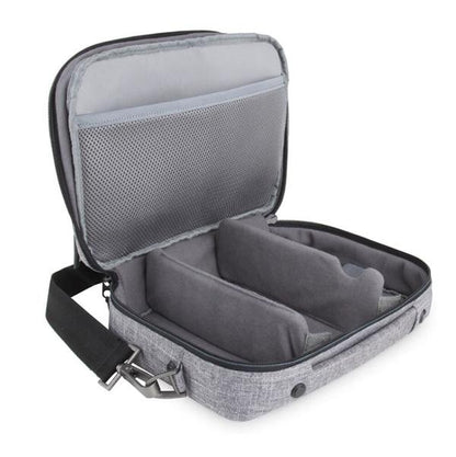 Grey ResMed AirMini Travel Bag unzipped and open
