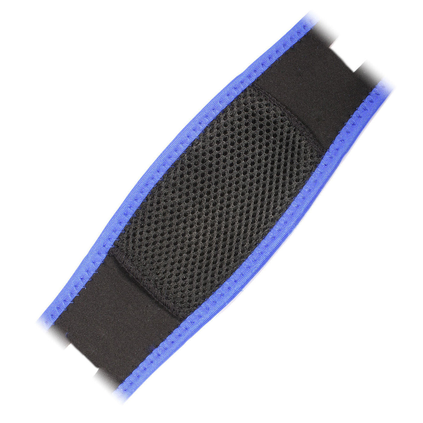 Closeup of the breathable chin mesh on the CPAPology Morpheus Deluxe Chin Strap