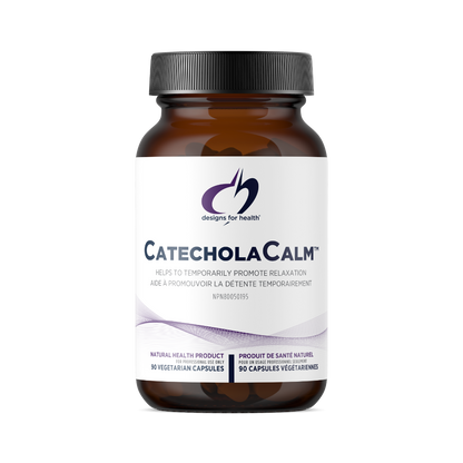 Bottle of Designs for Health CatecholaCalm 90 Vegetarian Capsules
