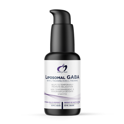 Bottle of Designs for Health Liposomal GABA with L-Theanine 50ml