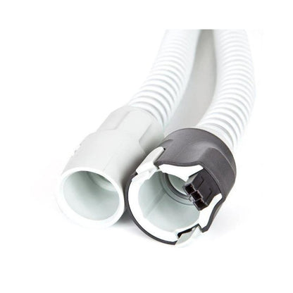 Closeup of the hose cuffs for the Philips Respironics 15mm heated tube