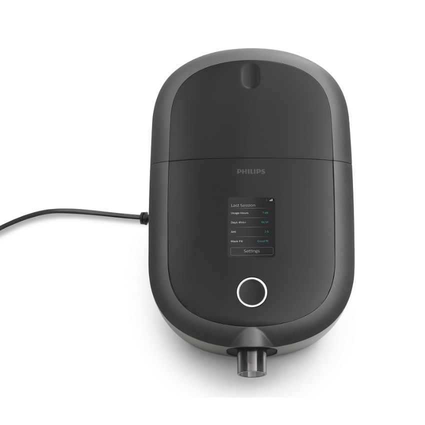Top view of Philips DreamStation 2 CPAP machine