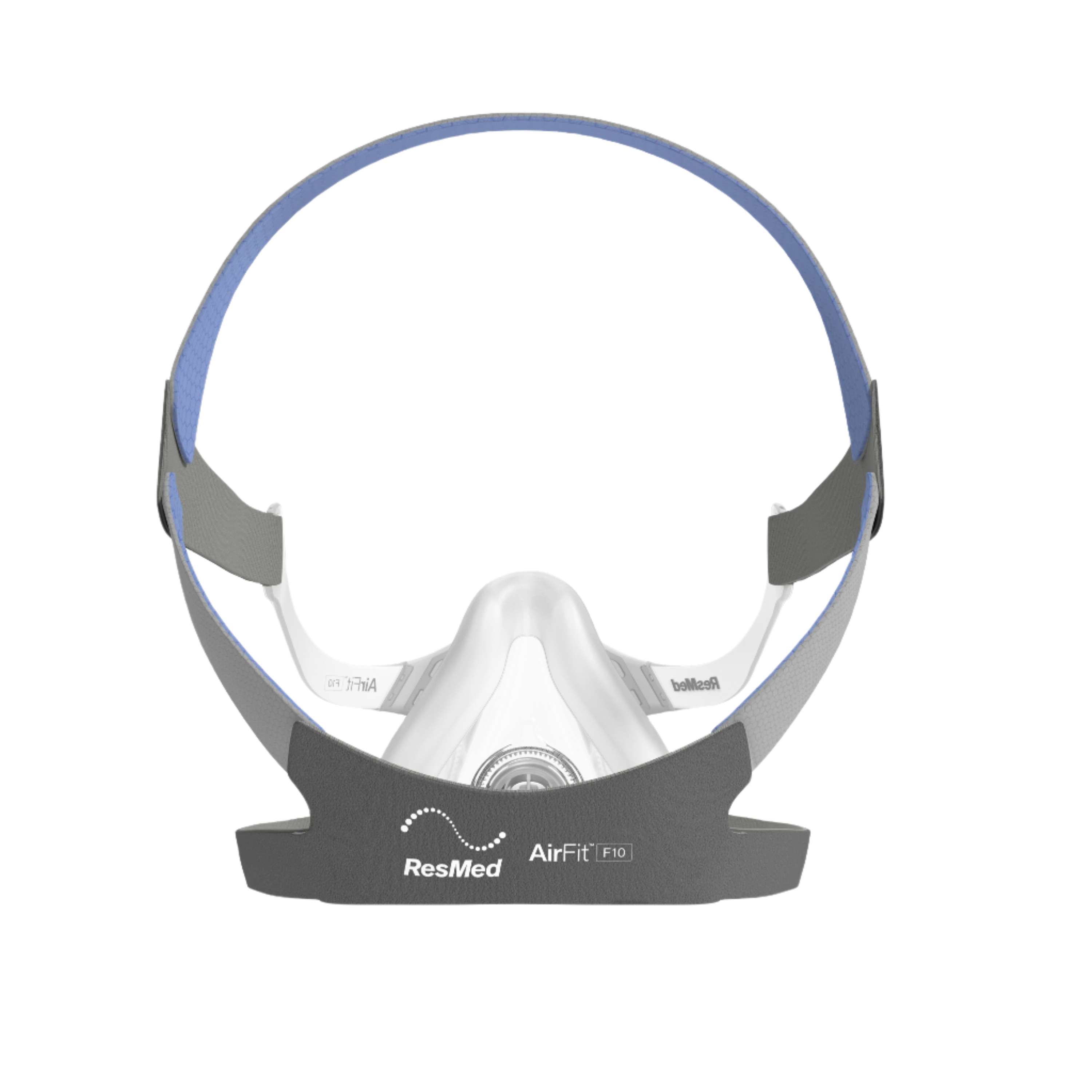 Back view of ResMed AirFit F10 CPAP mask