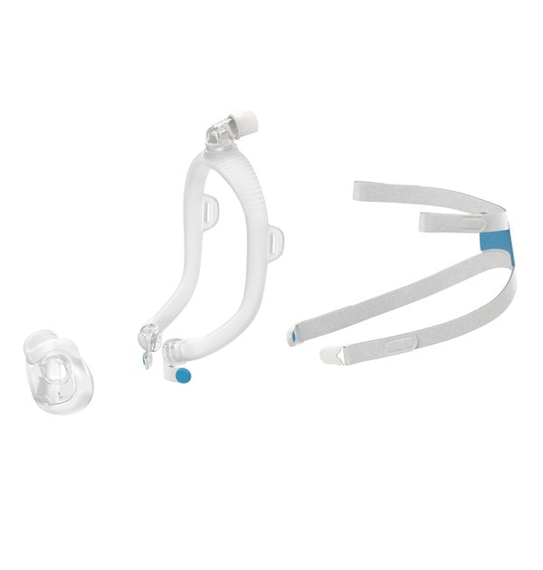 Individual components of the ResMed AirFit F30i full face CPAP mask