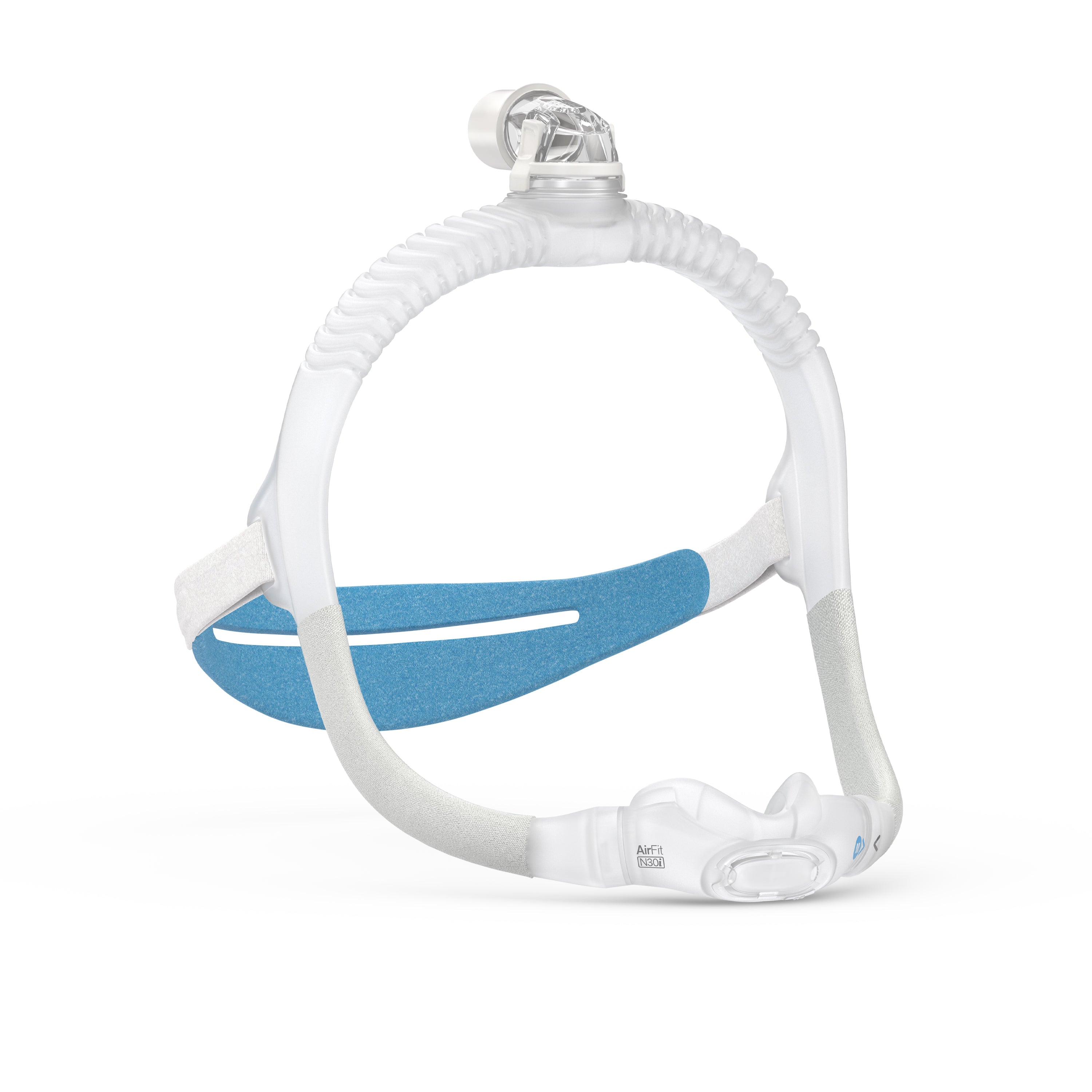 Left view of the ResMed AirFit N30i nasal CPAP mask