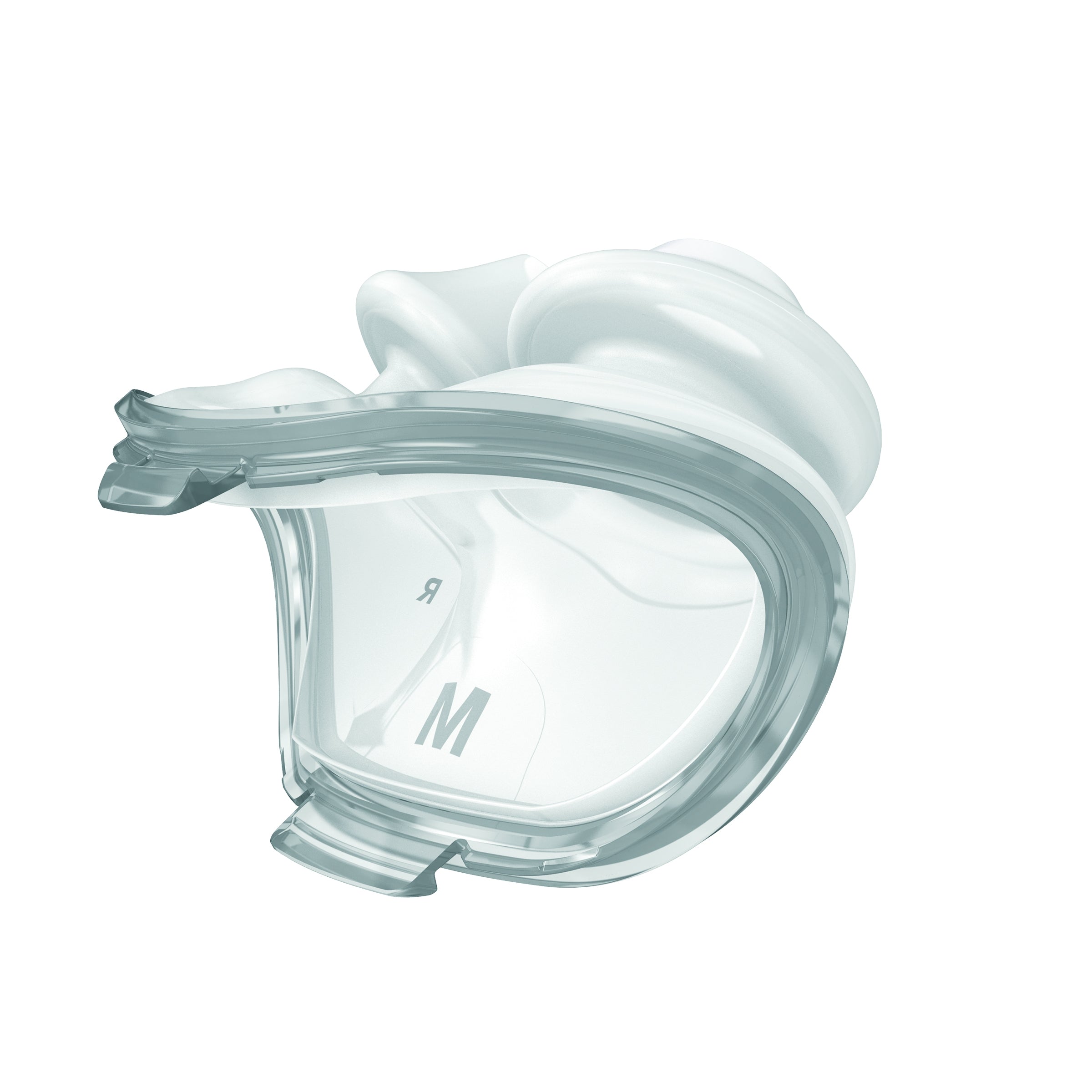 Back side of Medium ResMed AirFit P10 nasal pillow cushion