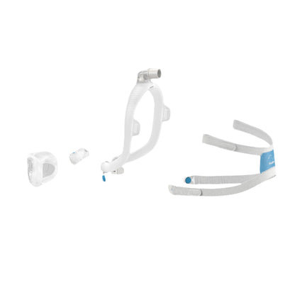 Individual components of the ResMed AirFit X30i Oral Nasal CPAP Mask