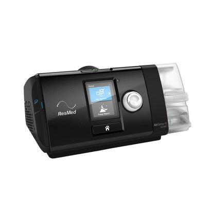 Left view of the ResMed AirSense 10 AutoSet CPAP Machine