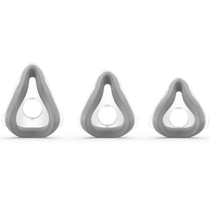 Back view of the ResMed AirTouch F20 Full Face Cushions in all sizes