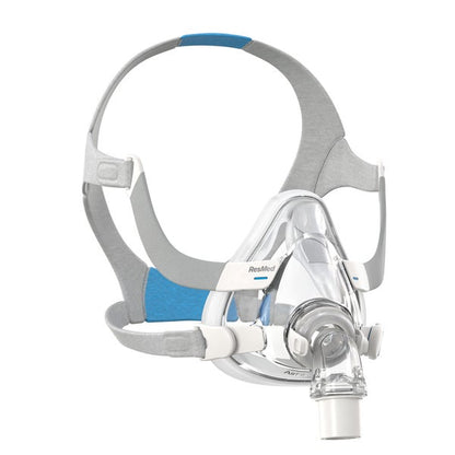 Left side of the ResMed AirTouch F20 Full Face CPAP Mask