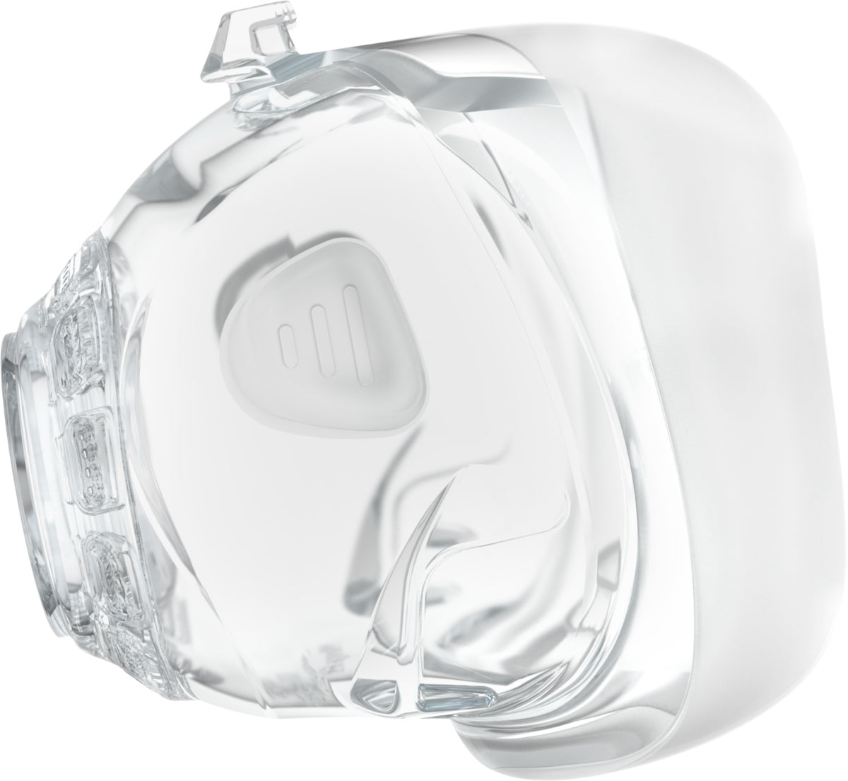 Side view of the ResMed Mirage FX Nasal Cushion