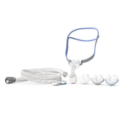 ResMed AirFit P10 nasal pillows mask pack with mask, nasal pillows, HumidX Plus and Standard, AirMini tube and P10 to AirMini connector