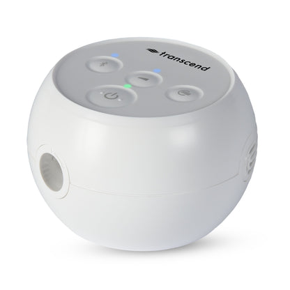 Right side view of the Transcend Micro Travel CPAP device