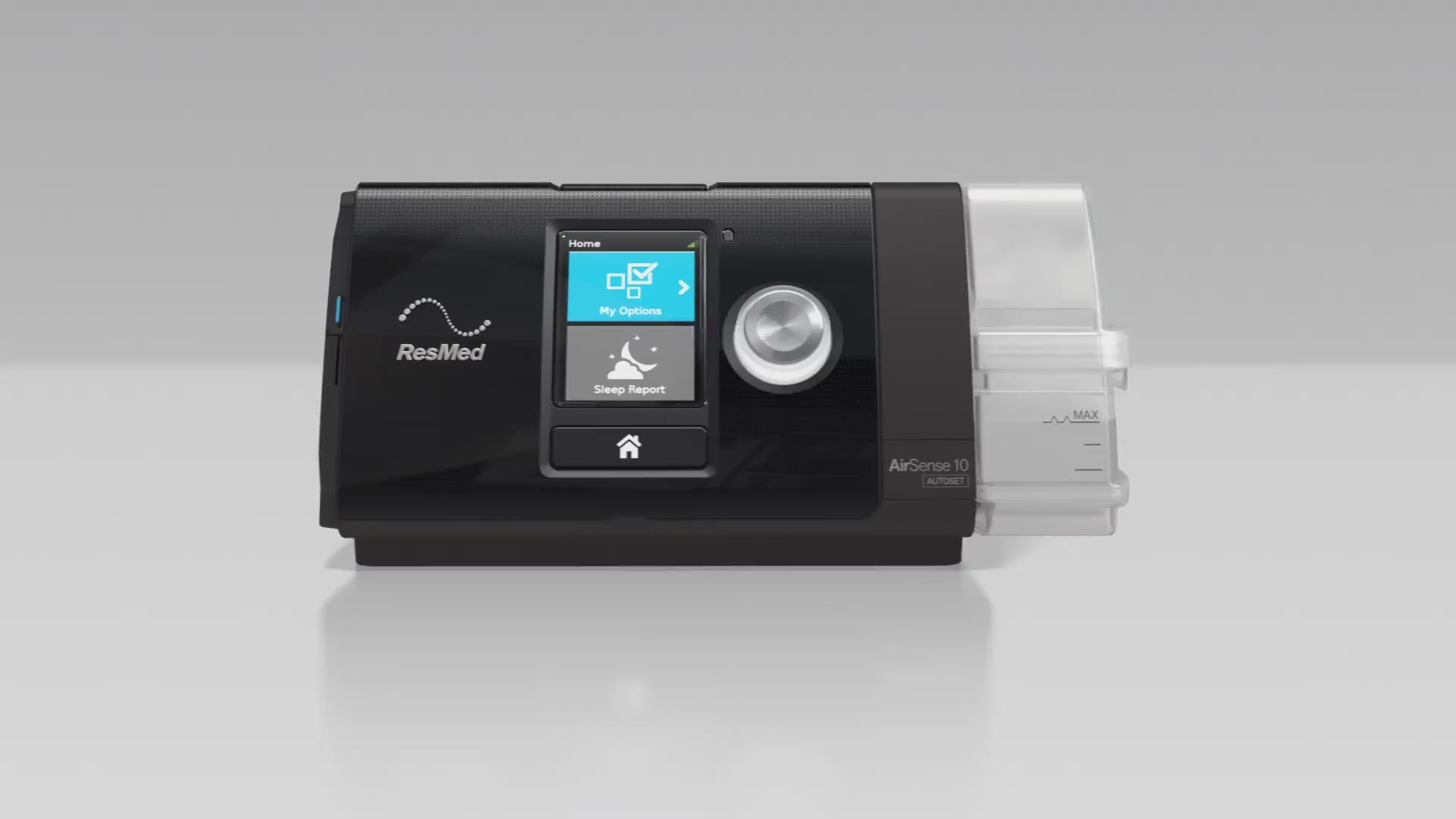 360 view of the ResMed AirSense 10 CPAP Machine