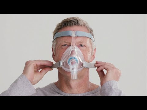 Video showing how to wear the F&P Vitera full face CPAP mask