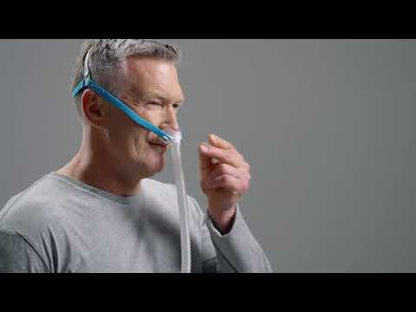 Video showing how to fit the F&P Nova Micro nasal pillow CPAP Mask