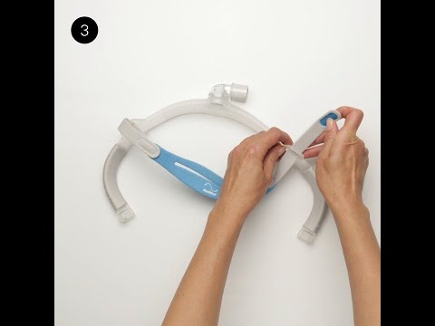 How to assemble the ResMed AirFit P30i nasal pillows mask