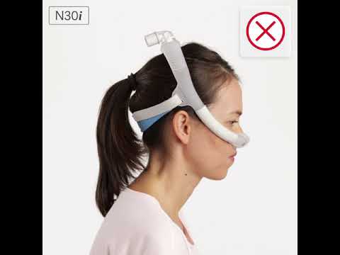 How to select a frame size for the ResMed AirFit N30i nasal mask