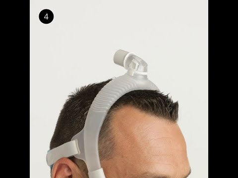 Video on how to wear the ResMed AirFit P30i nasal pillows mask