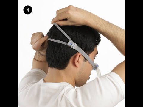 Video showing how to wear the ResMed AirFit N30 nasal mask