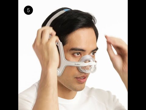 How to wear the ResMed AirTouch N20 nasal mask