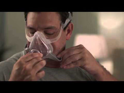 Video tutorial on how to fit and wear the ResMed AirFit F10 full face CPAP mask