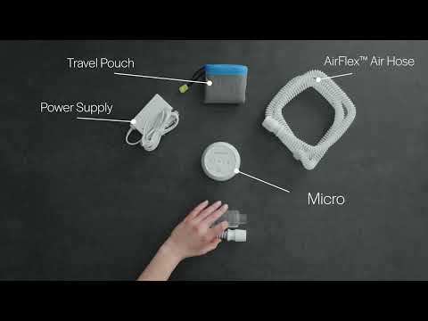 Video of unboxing of the Transcend Micro CPAP Machine