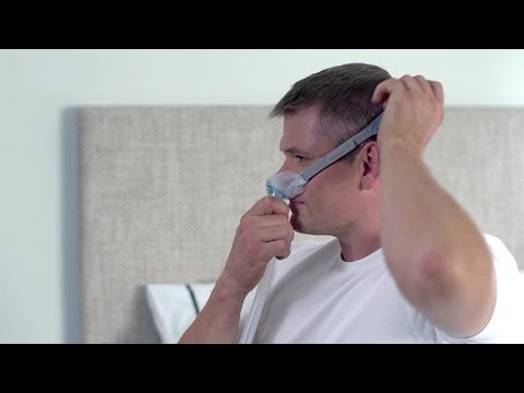 Video showing how to wear and clean the F&P Brevida nasal pillows mask