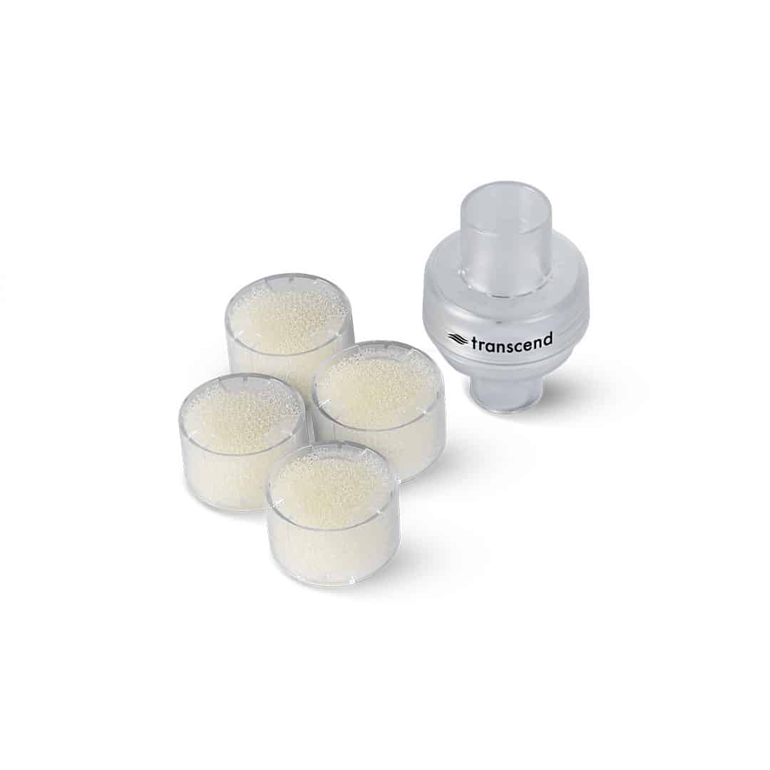 Four AirMist Cartridges with an HME Adapter